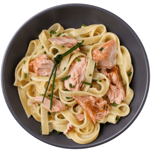 Salmon Fettuccine
