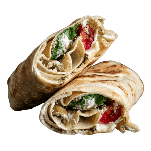 Labneh Zaatar Wrap